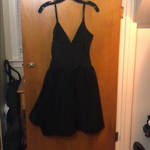Bebe black dress bridesmaid dress size xs
